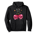 Halloween Skull Cherries Dark Graphic Tee, Sweatshirt & Hoodie